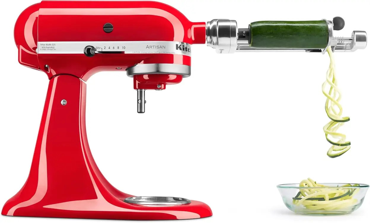 KitchenAid KSM150FEER Value Bundle Artisan 5 Quart Stand Mixer