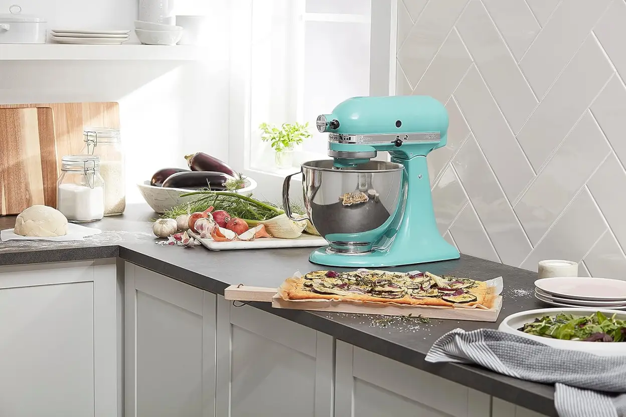 KitchenAid KSM150FEER Value Bundle Artisan 5 Quart Stand Mixer