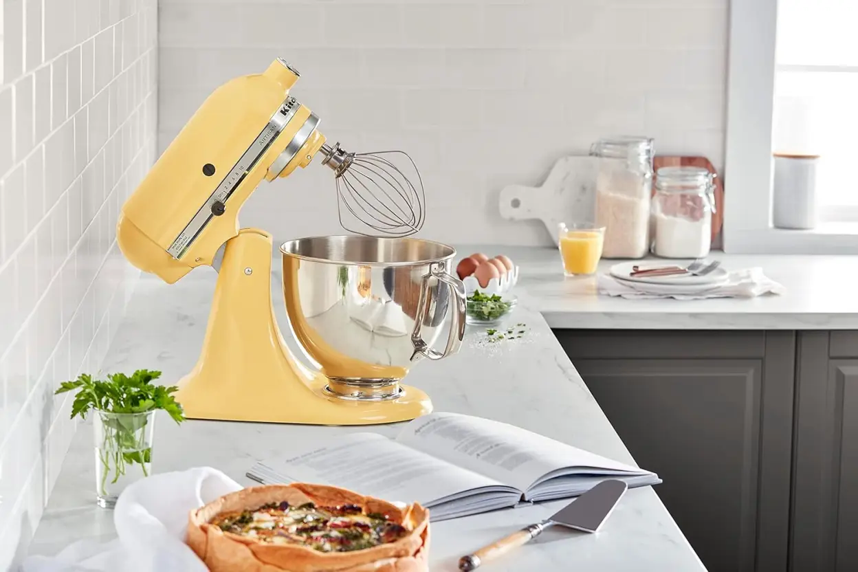 KitchenAid KSM150FEER Value Bundle Artisan 5 Quart Stand Mixer