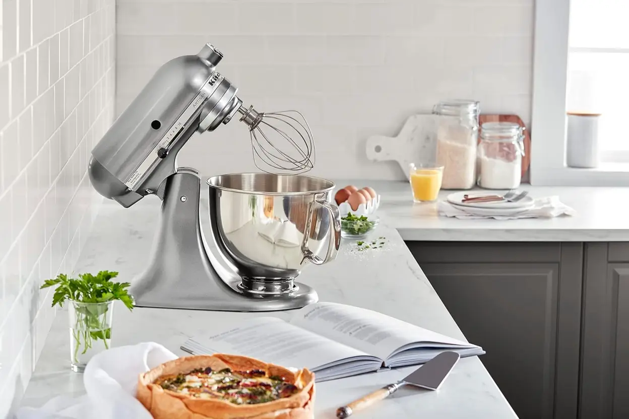 KitchenAid KSM150FEER Value Bundle Artisan 5 Quart Stand Mixer