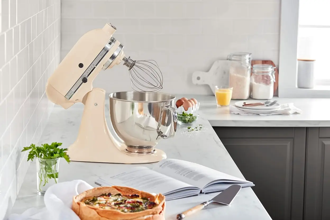 KitchenAid KSM150FEER Value Bundle Artisan 5 Quart Stand Mixer