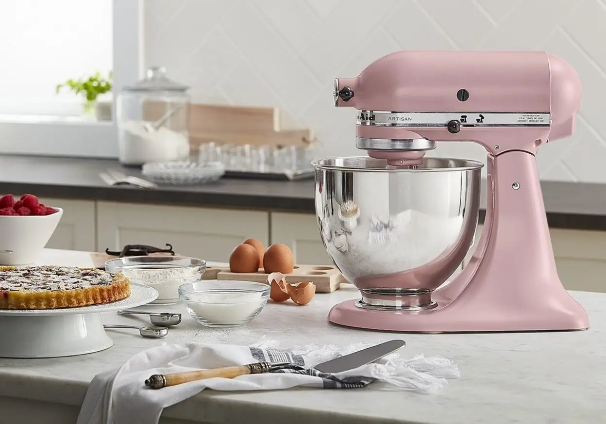 KitchenAid KSM150FEER Value Bundle Artisan 5 Quart Stand Mixer