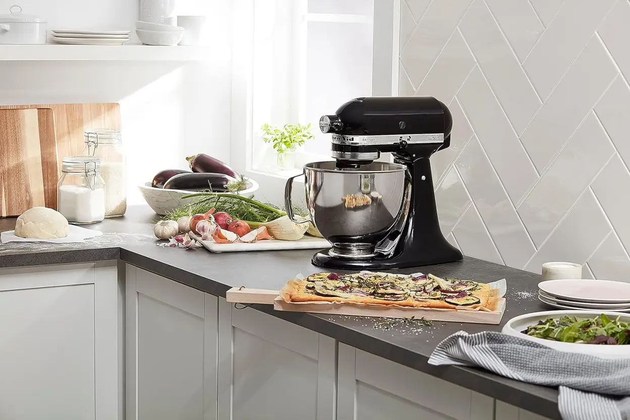 KitchenAid KSM150FEER Value Bundle Artisan 5 Quart Stand Mixer