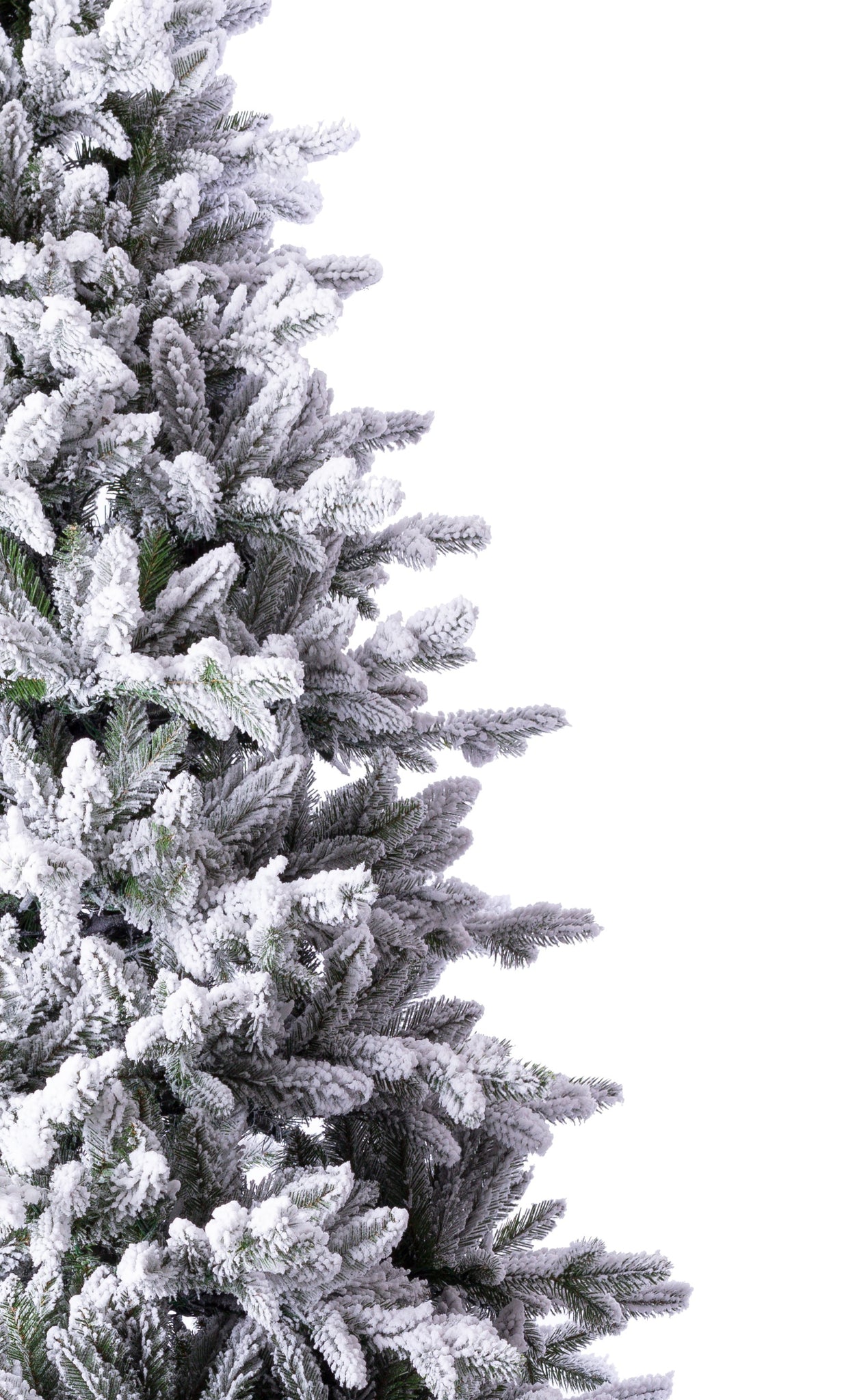 QUEEN FLOCK QUICK-SHAPE ARTIFICIAL CHRISTMAS TREE