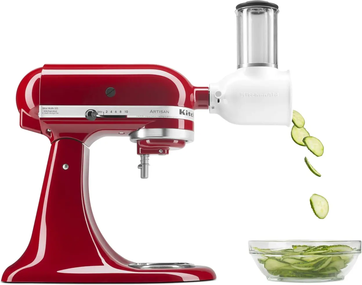 KitchenAid KSM150FEER Value Bundle Artisan 5 Quart Stand Mixer