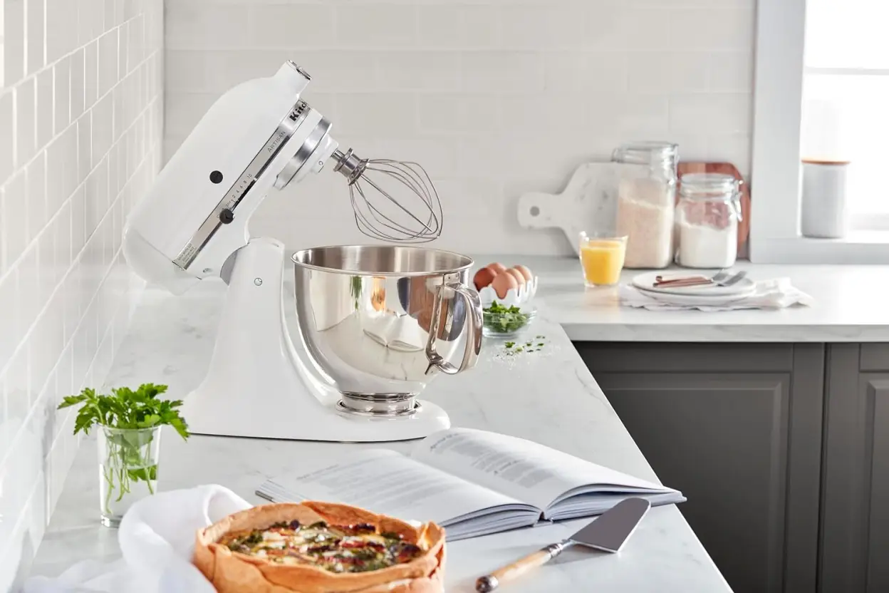 KitchenAid KSM150FEER Value Bundle Artisan 5 Quart Stand Mixer