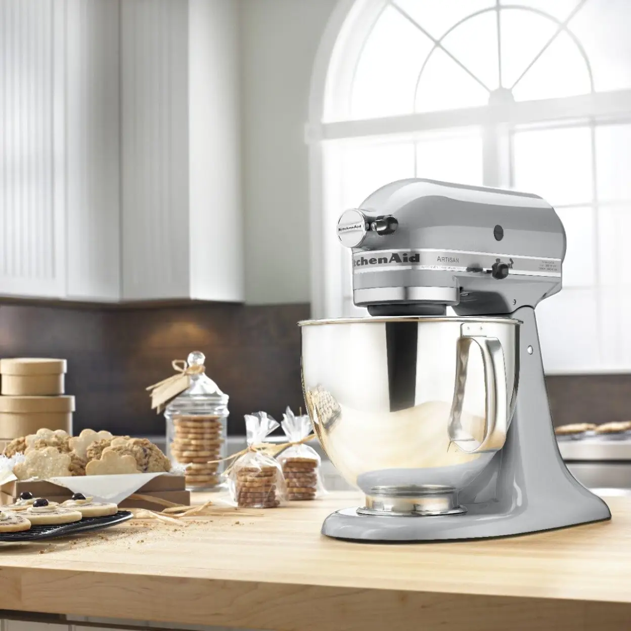 KitchenAid KSM150FEER Value Bundle Artisan 5 Quart Stand Mixer