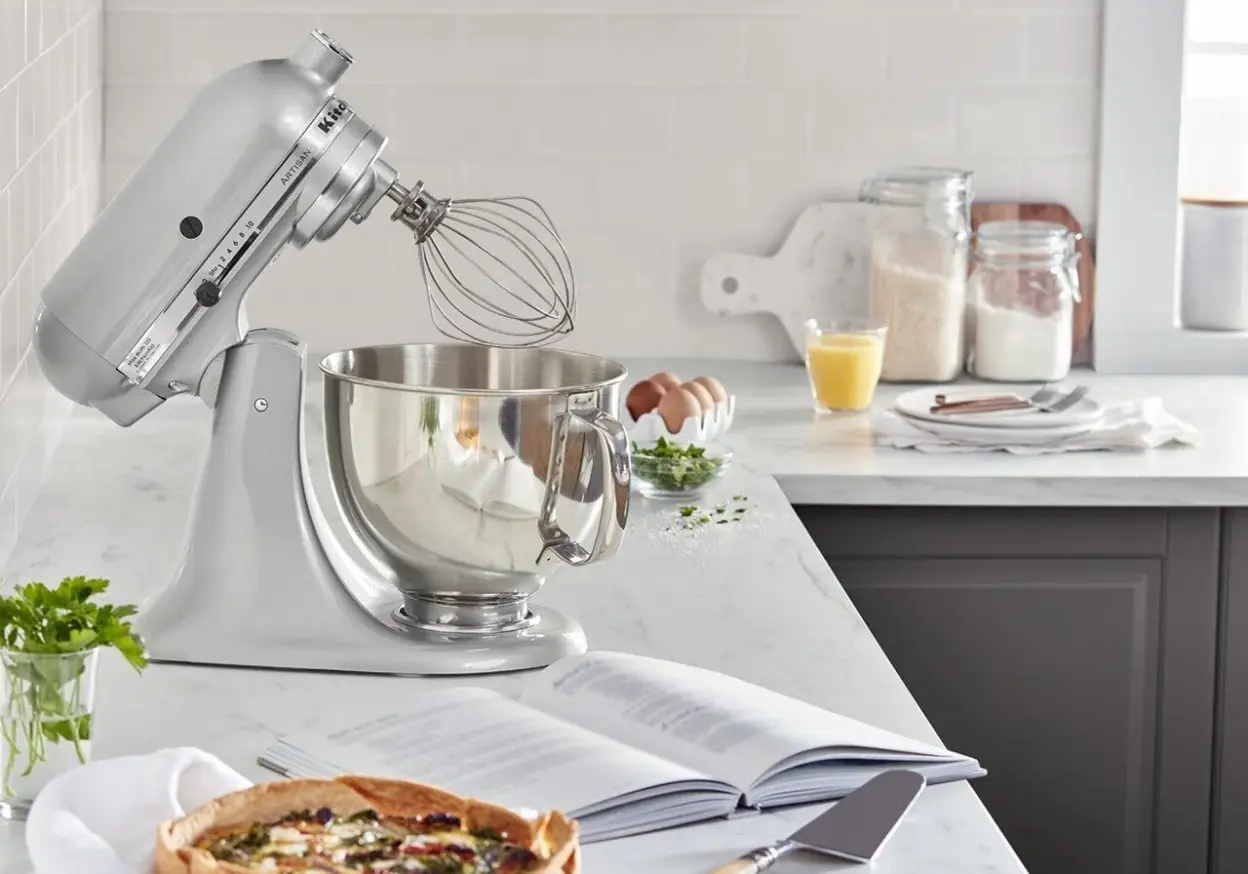 KitchenAid KSM150FEER Value Bundle Artisan 5 Quart Stand Mixer