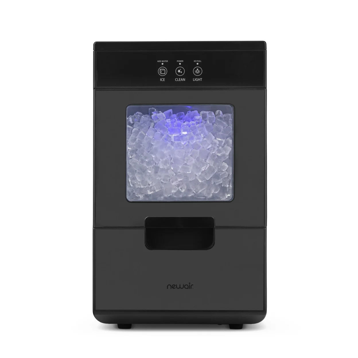 Newair 44lb. Nugget Countertop lce Maker with Self-Cleaning Function, Refllable Water Tank, Perfect forKitchens, Ofces, Home Coffee Bars, and More