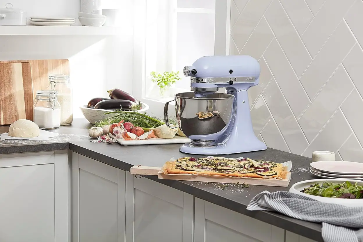 KitchenAid KSM150FEER Value Bundle Artisan 5 Quart Stand Mixer