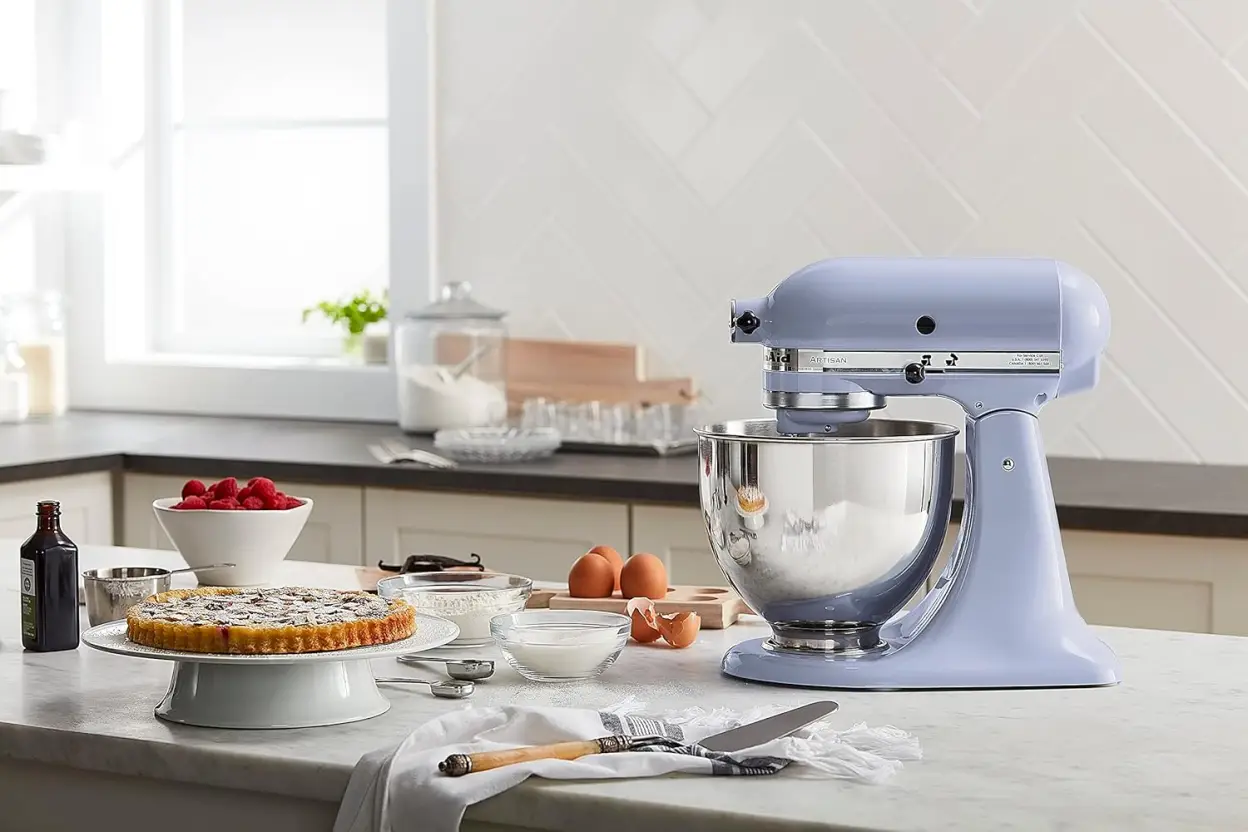 KitchenAid KSM150FEER Value Bundle Artisan 5 Quart Stand Mixer