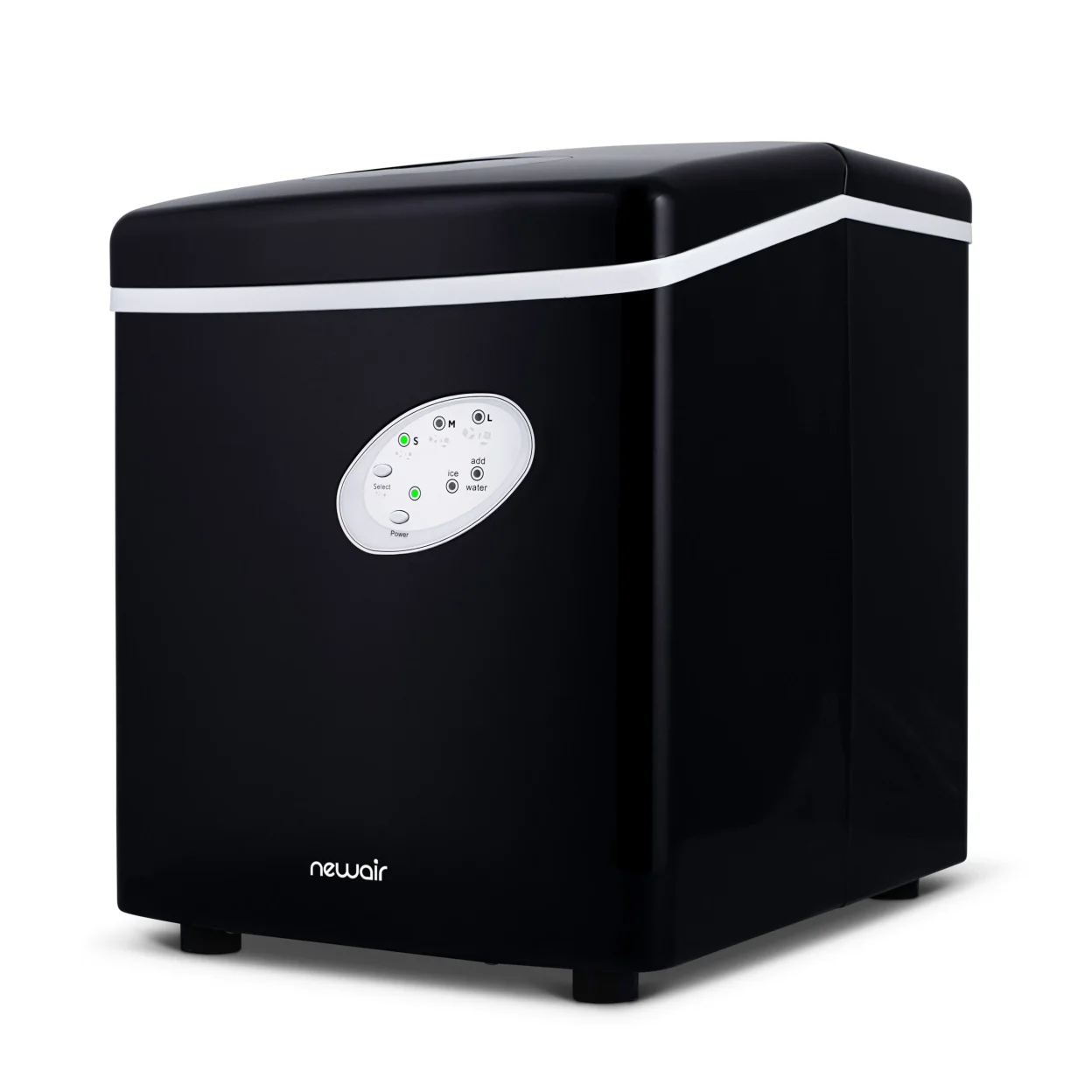 Newair Countertop Ice Maker, 28 lbs. of Ice a Day, 3 Ice Sizes, BPA-Free Parts