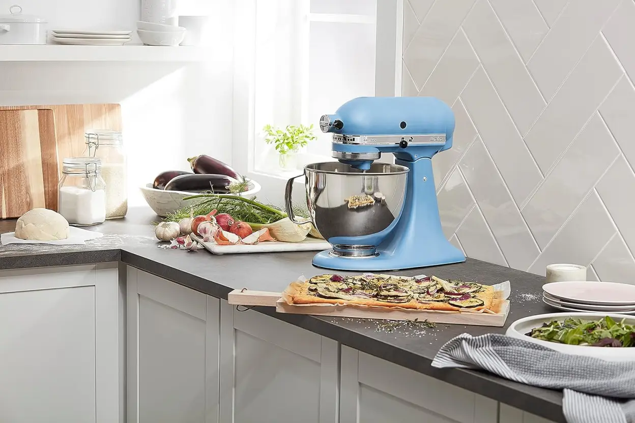 KitchenAid KSM150FEER Value Bundle Artisan 5 Quart Stand Mixer