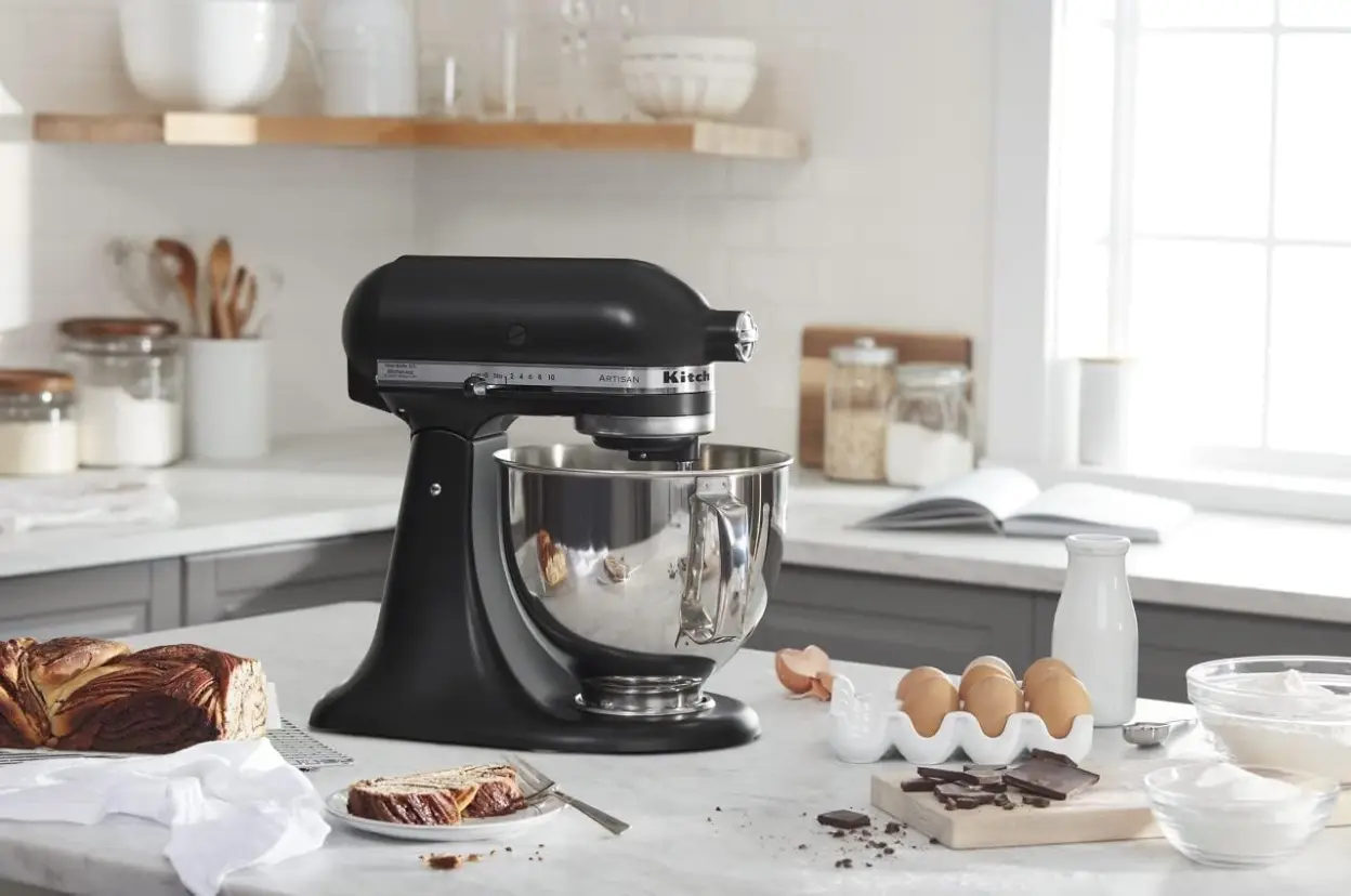 KitchenAid KSM150FEER Value Bundle Artisan 5 Quart Stand Mixer