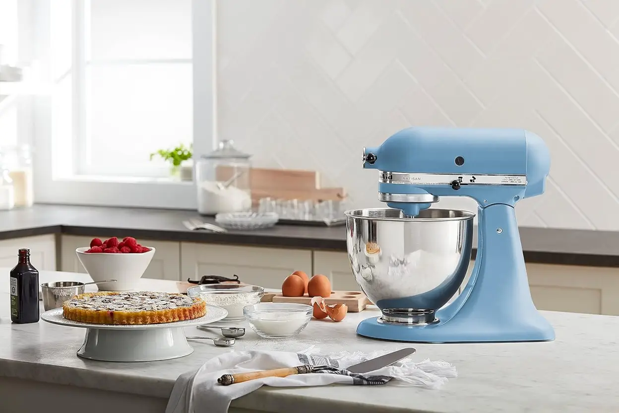 KitchenAid KSM150FEER Value Bundle Artisan 5 Quart Stand Mixer