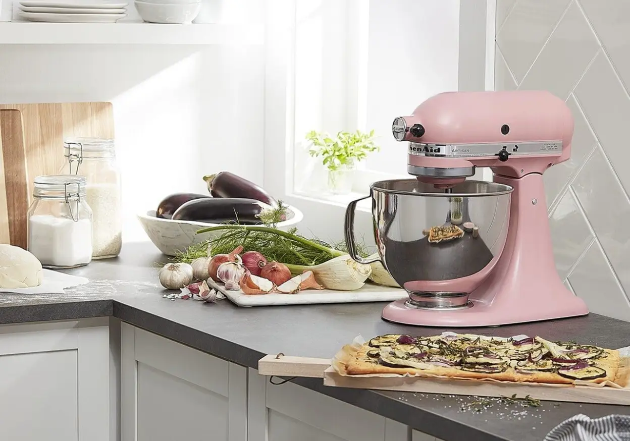 KitchenAid KSM150FEER Value Bundle Artisan 5 Quart Stand Mixer