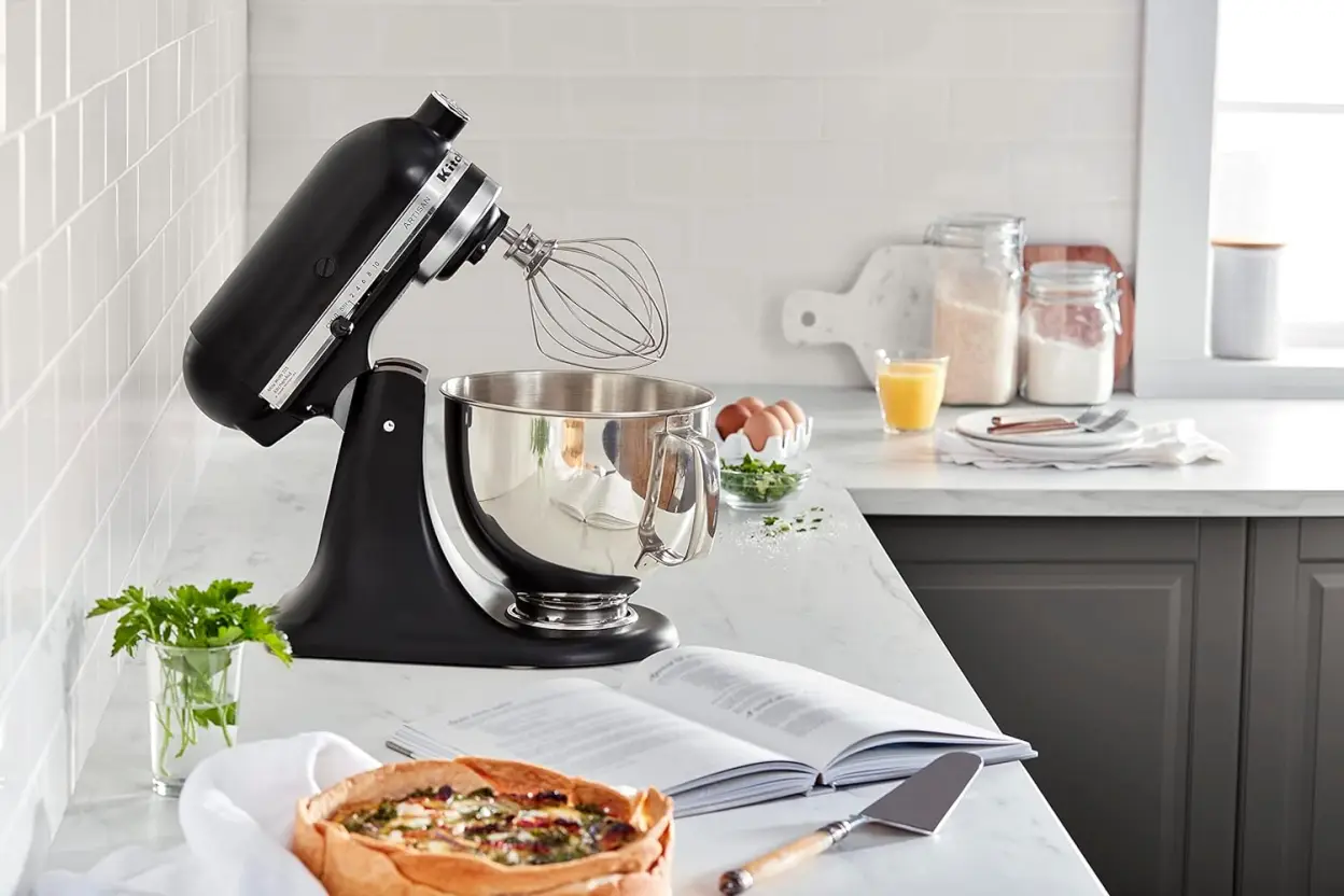 KitchenAid KSM150FEER Value Bundle Artisan 5 Quart Stand Mixer