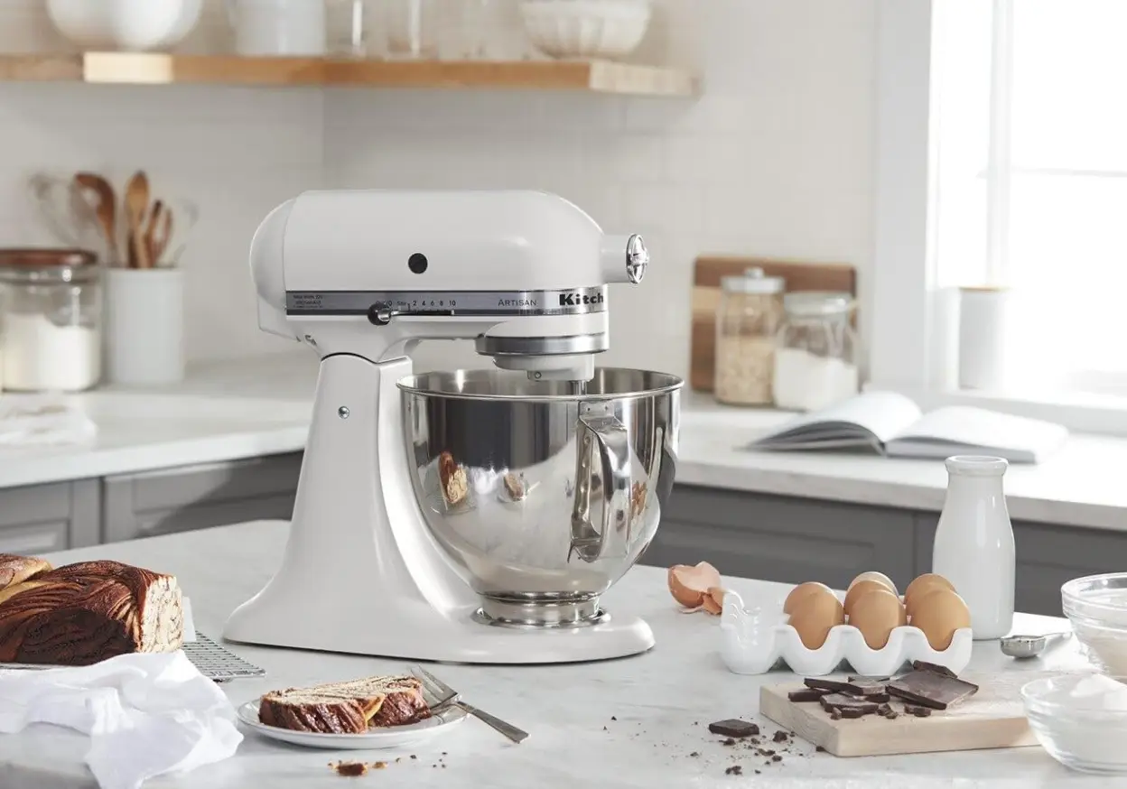 KitchenAid KSM150FEER Value Bundle Artisan 5 Quart Stand Mixer