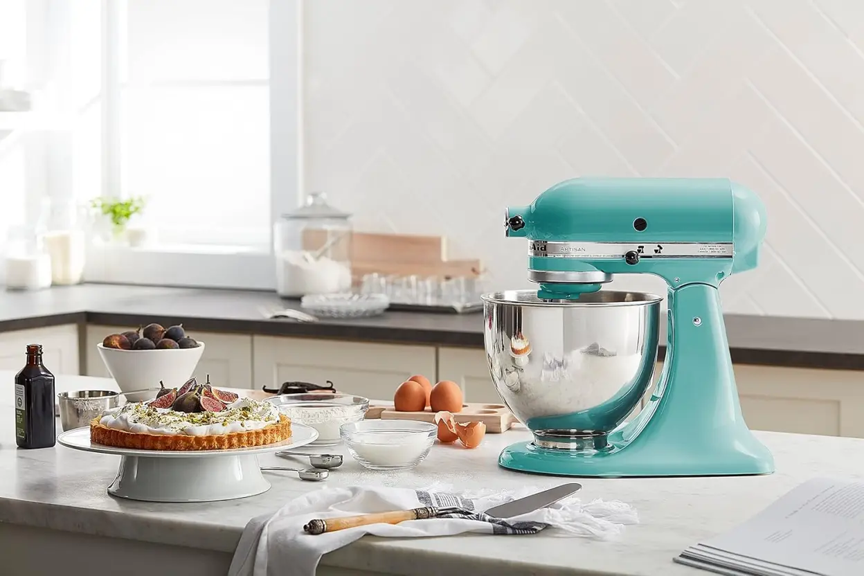 KitchenAid KSM150FEER Value Bundle Artisan 5 Quart Stand Mixer